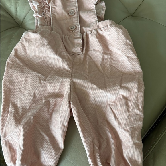 Carter's Peach Ruffled Overalls - Picture 6 of 12